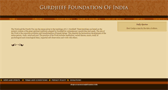Desktop Screenshot of gurdjieff.in