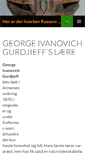 Mobile Screenshot of gurdjieff.dk