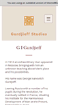 Mobile Screenshot of gurdjieff.org.uk