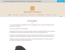 Tablet Screenshot of gurdjieff.org.uk